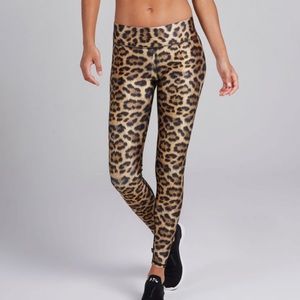 TEREZ Tall Band Leggings - Leopard Goals